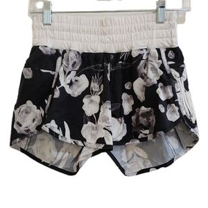 Lululemon Hotty Hot Floral Athletic Shorts